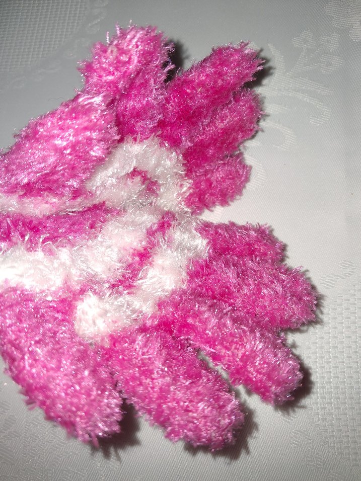 Kızlar için pembe eldiven - Görsel 5