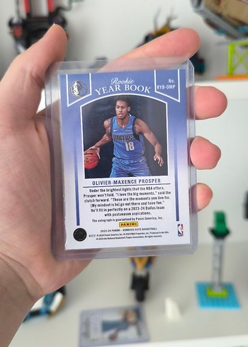 Olivier-Maxence Prosper Rc İmzalı Basketbol Kartı - Görsel 2