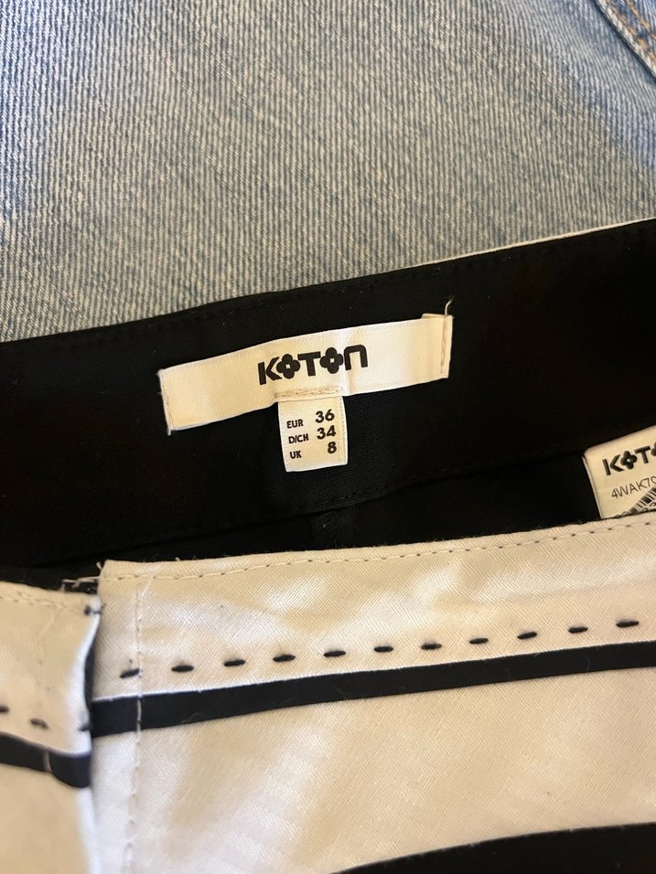 Siyah Parlak Midi Kadın Şort Etek - Görsel 3