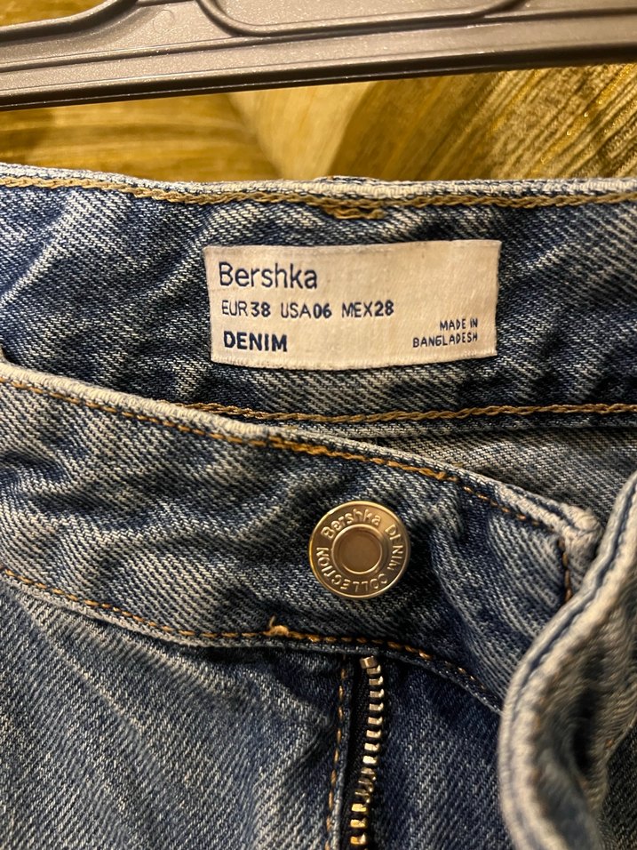 Kadın Bej Denim Regular Fit Pantolon - Görsel 3