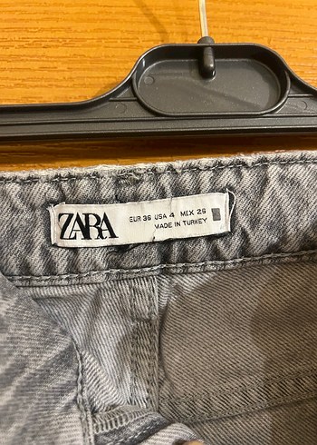 Gri Normal Kesim Midi Kadın Kot Pantolon - Görsel 3