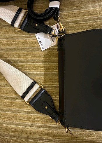 Siyah Deri Kadın Çanta - Görsel 2