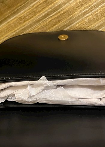 Siyah Deri Kadın Çanta - Görsel 3