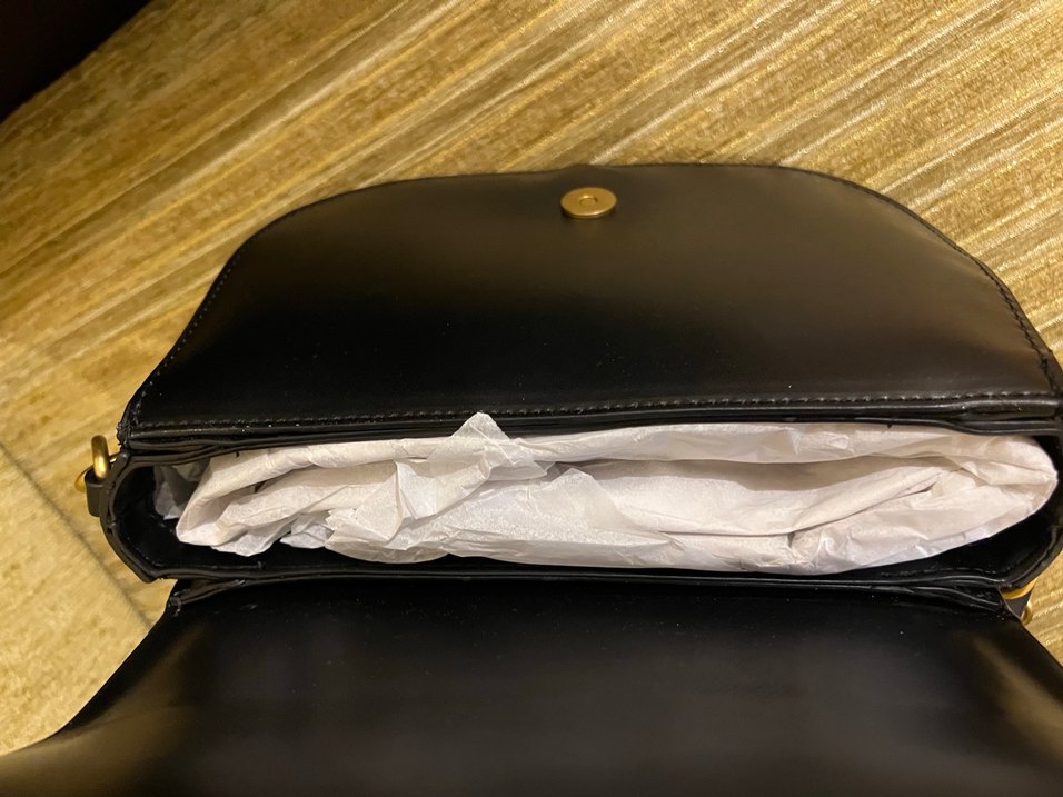 Siyah Deri Kadın Çanta - Görsel 3