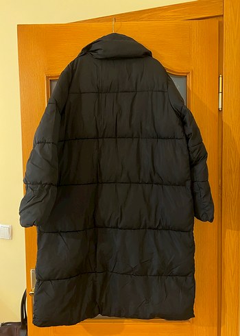 Siyah Midi Kadın Kışlık Mont - Görsel 2