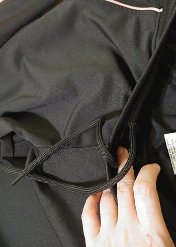 Kadın Pembe Siyah Uzun Eşofman Takımı - Görsel 11