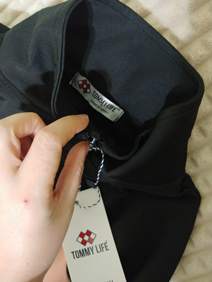 Kadın Pembe Siyah Uzun Eşofman Takımı - Görsel 4