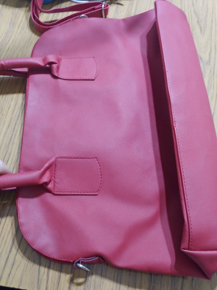 Lacoste Pembe Deri Kadın Çanta - Görsel 2