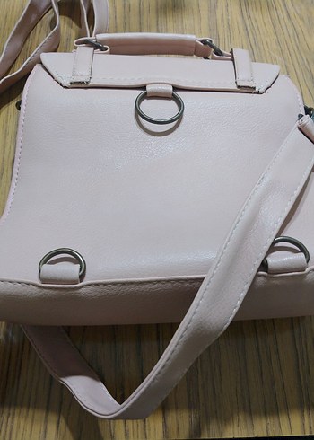 Bej Deri Kadın Çanta Tokalı - Görsel 3