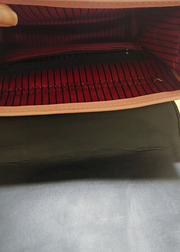 Bej Deri Kadın Çanta Tokalı - Görsel 4