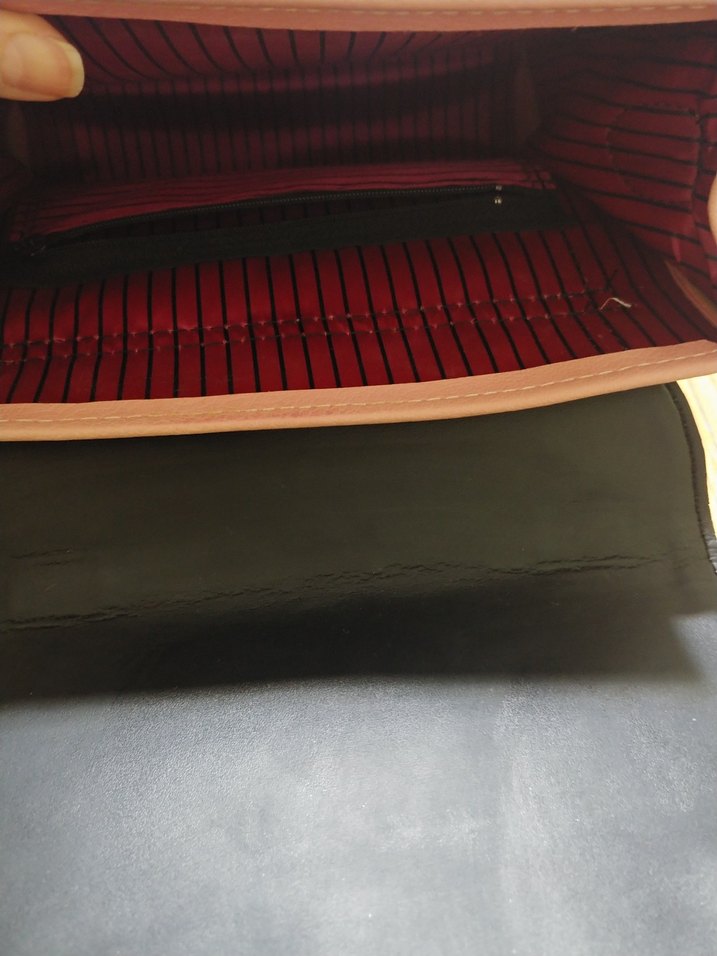 Bej Deri Kadın Çanta Tokalı - Görsel 4