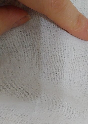 Beyaz V Yaka Kadın Bluz - Görsel 3