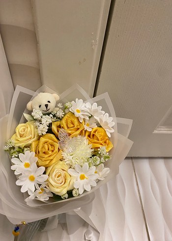 Sarı Dantel Detaylı Kadın Wrap - Görsel 2