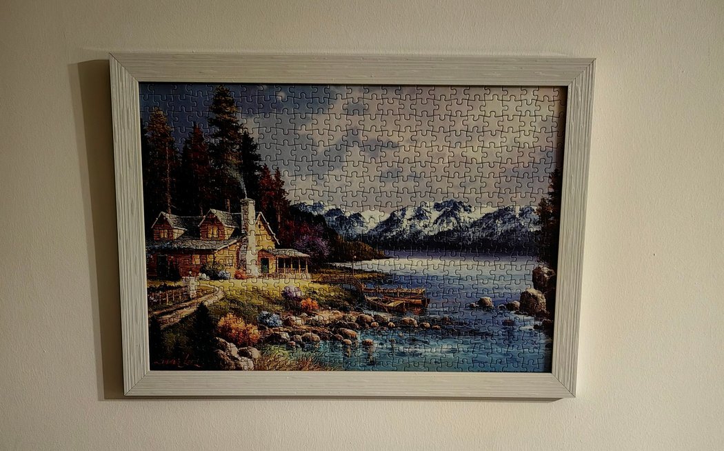 Renkli Dağ Manzaralı Puzzle - Görsel 2