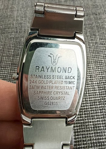 Raymond Beyaz Klasik Erkek Kol Saati - Görsel 4