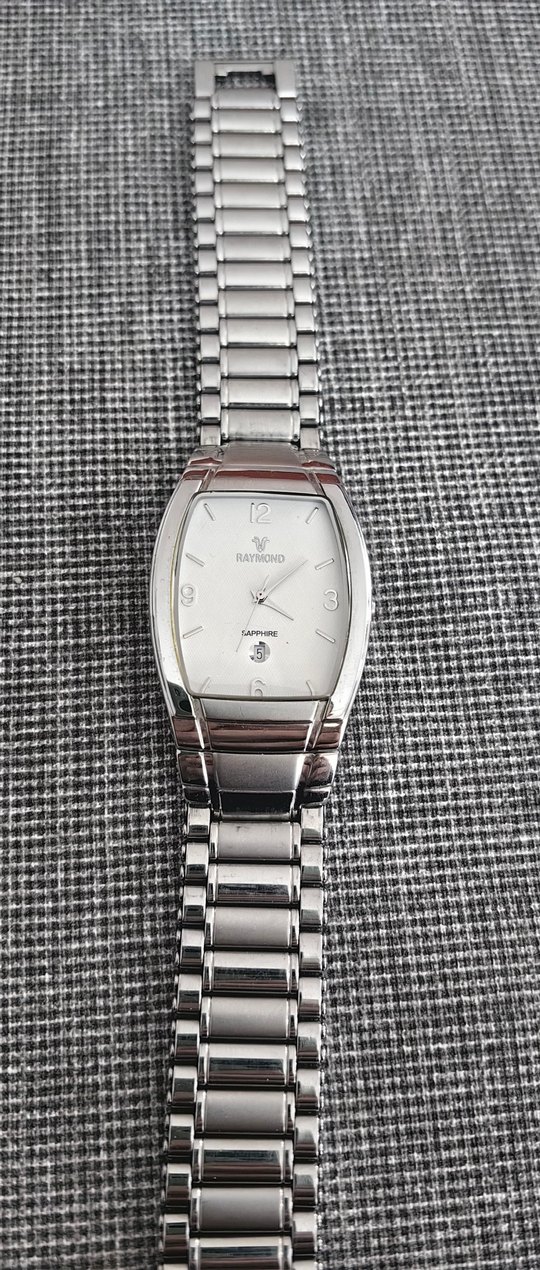 Raymond Beyaz Klasik Erkek Kol Saati - Görsel 3