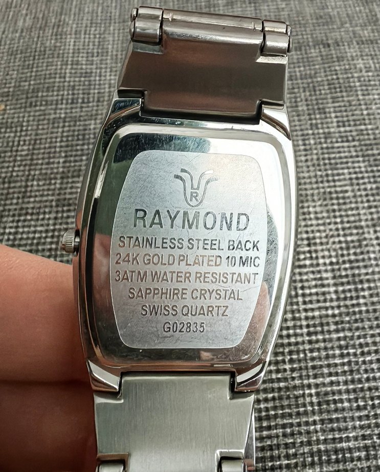 Raymond Beyaz Klasik Erkek Kol Saati - Görsel 4