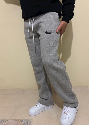 STWD Gri Rahat Kesim Erkek Eşofman Altı - Görsel 4