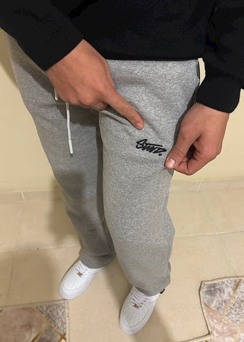 STWD Gri Rahat Kesim Erkek Eşofman Altı - Görsel 3