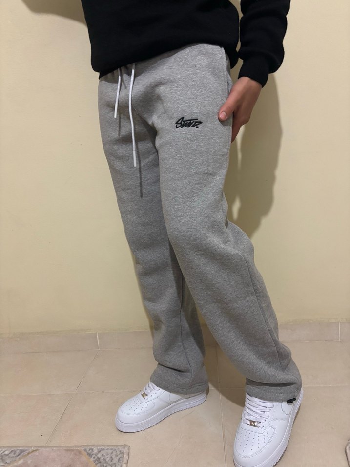 STWD Gri Rahat Kesim Erkek Eşofman Altı - Görsel 4