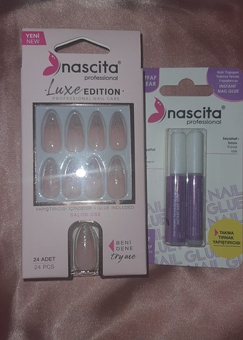 Nascita Pastel Pembe Tırnak Seti 24 Parça - Görsel 2