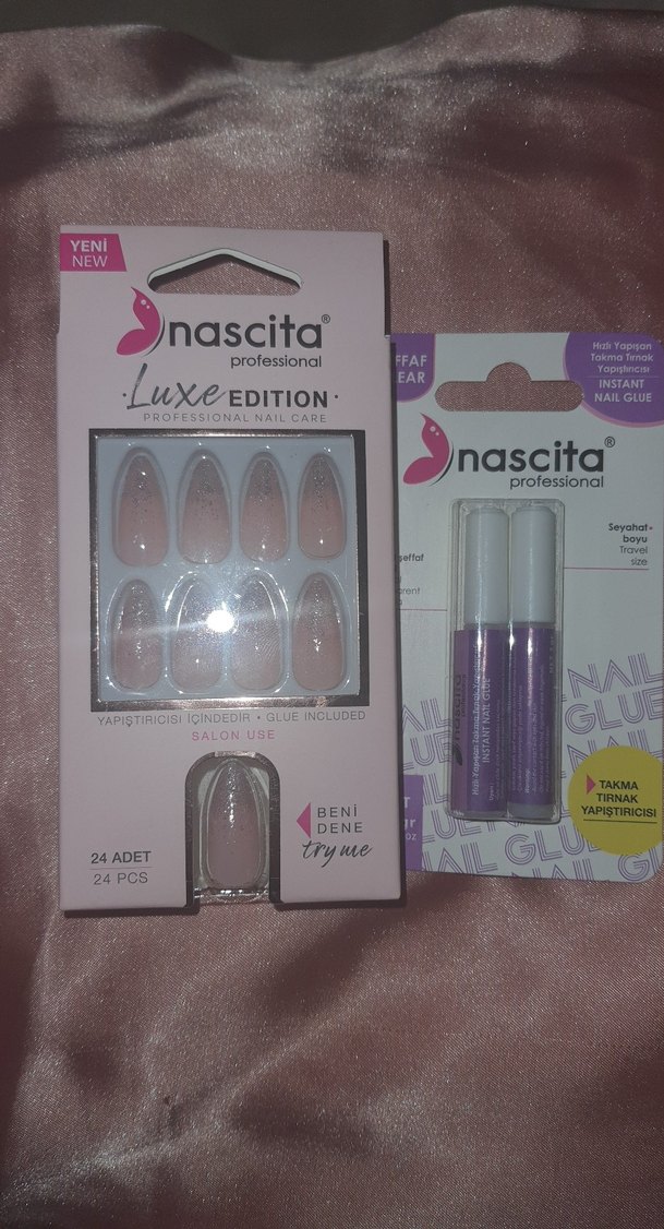 Nascita Pastel Pembe Tırnak Seti 24 Parça - Görsel 2