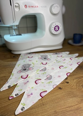 koala desen müslin bebek yakalık - Görsel 2