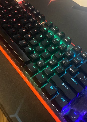 RGB Işıklı havit markalı klavye - Görsel 2