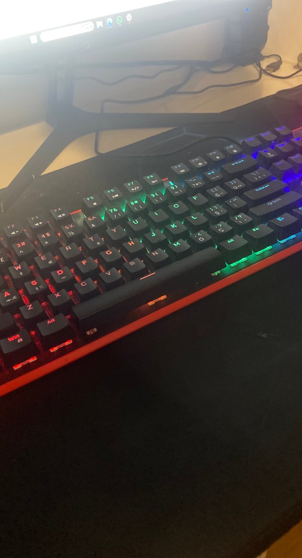 RGB Işıklı havit markalı klavye - Görsel 3