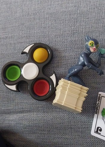 Joker ve Catwoman Figürleri ve Spinner Oyuncak - Görsel 4