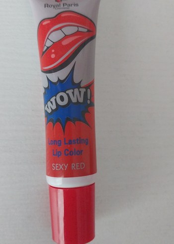 Lip gloss soyulan kalıcı kırmızı - Görsel 2