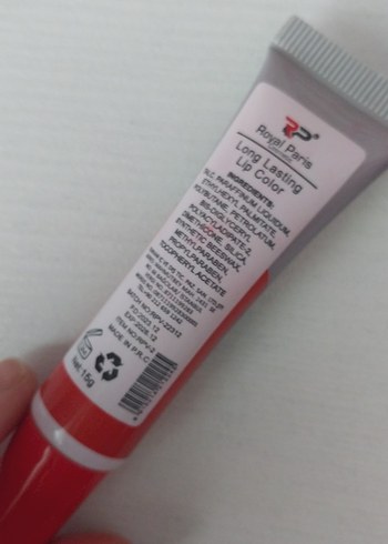 Lip gloss soyulan kalıcı kırmızı - Görsel 4