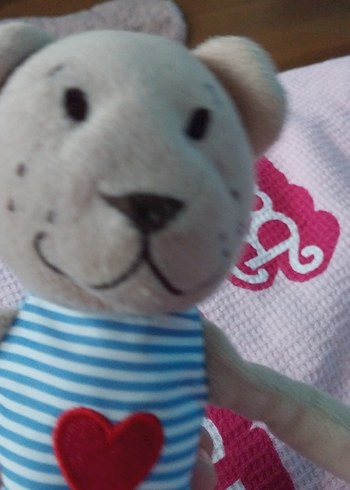 Kalpli Renkli Kahverengi Peluş Ayıcık - Görsel 4