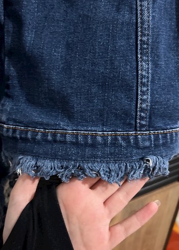 Düğmeli ADL Kot Denim Ceket - Görsel 6