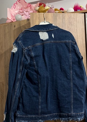 Düğmeli ADL Kot Denim Ceket - Görsel 5