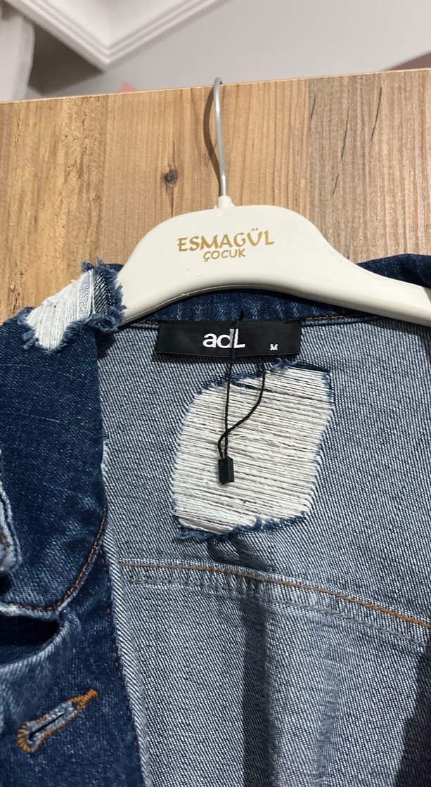 Düğmeli ADL Kot Denim Ceket - Görsel 2