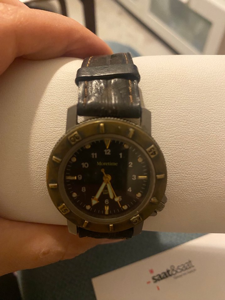 Erkek Vintage Kahverengi Saat - Görsel 2