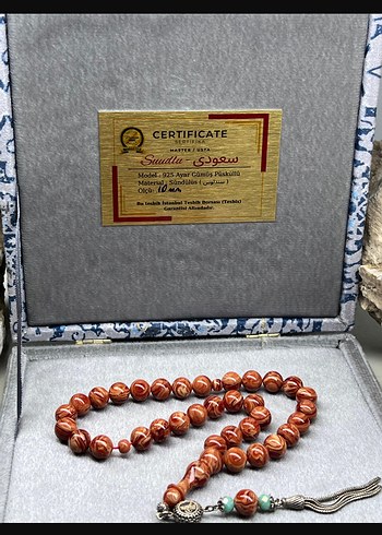 Sevgiler gününe ,sertifikalı, gümüş püskül,orijinal sündülüs T. - Görsel 4