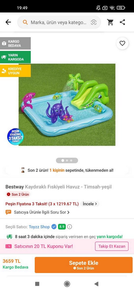 Renkli Şişme Havuz - Görsel 4