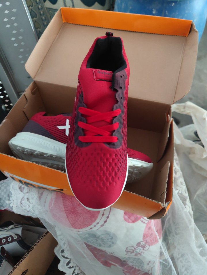 Erkek Kırmızı Elastik Bağcıklı Spor Ayakkabı - Görsel 2