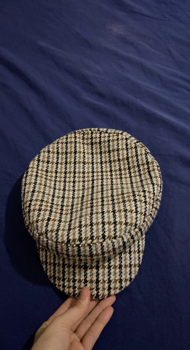 Desenli kadın şapka - Görsel 3