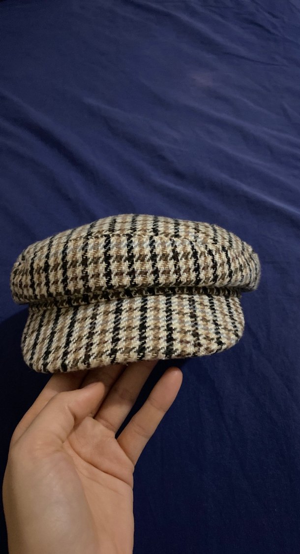 Desenli kadın şapka - Görsel 2