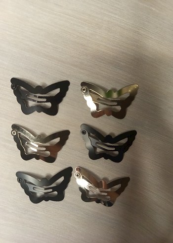 Metal Kelebek Tokalar - Kemerli, Minimalist - Görsel 2