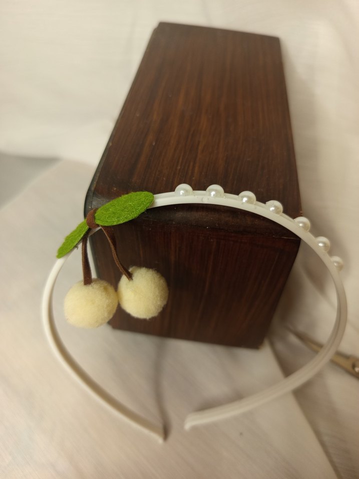 Beyaz Fiyonklu Çocuk Saç Bandı - Görsel 4