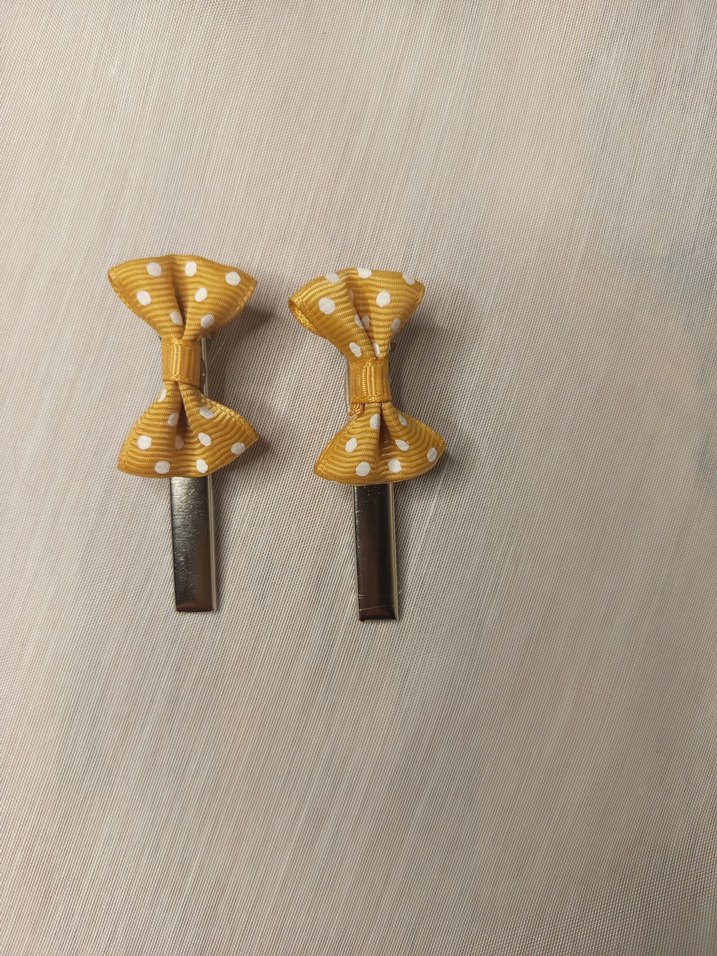 Mor Puantiyeli Fiyonk Toka Seti - Görsel 3