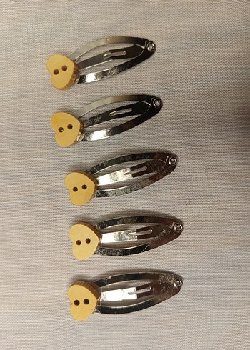 Ayıcık Figürlü Metal Tokalar Seti - Görsel 4