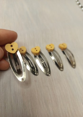 Ayıcık Figürlü Metal Tokalar Seti - Görsel 3