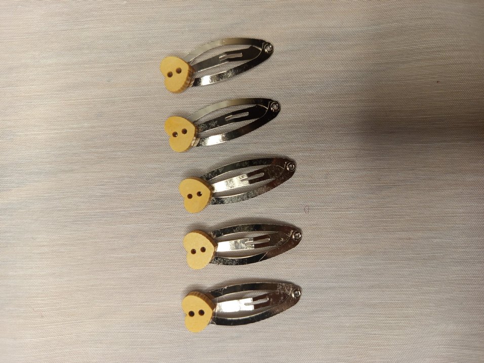 Ayıcık Figürlü Metal Tokalar Seti - Görsel 4