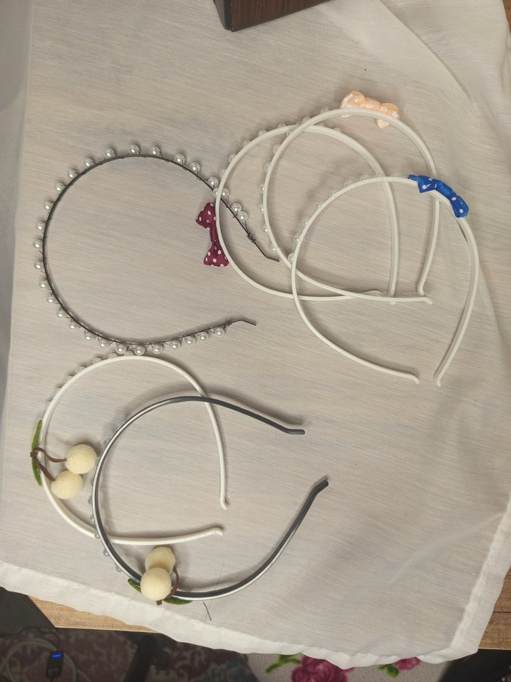 Mavi Puantiyeli Fiyonk Detaylı Plastik Çocuk Taç - Görsel 5