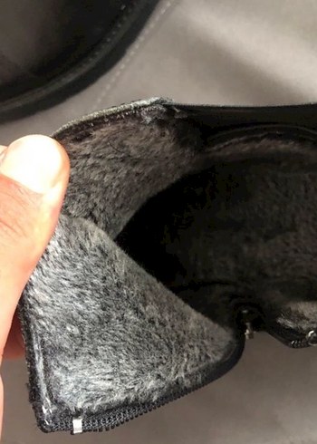 Siyah Fermuarlı Erkek Deri Bot - Görsel 3